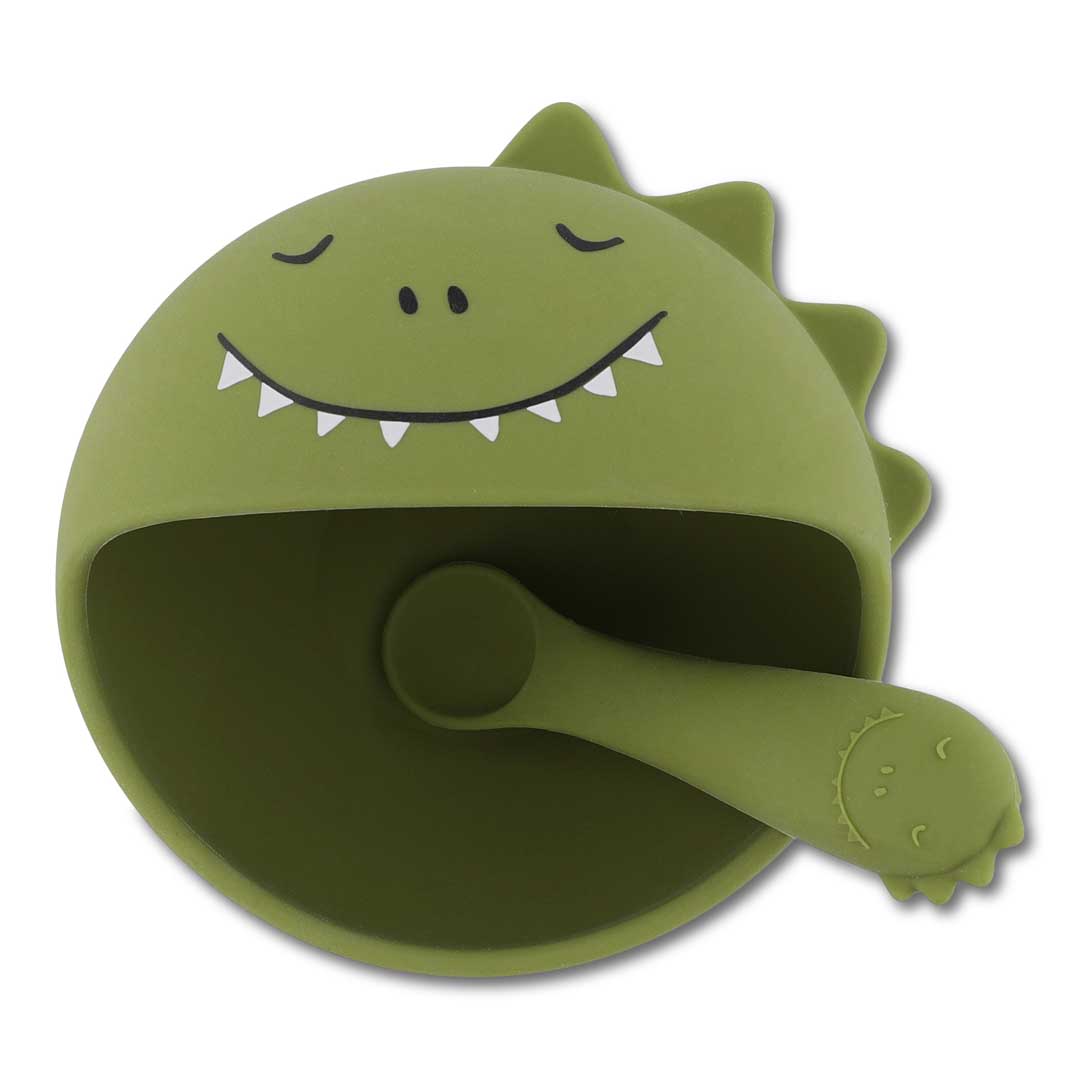 Primer set de comida para bebé - Mr. Dino